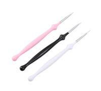 DIYEAH Pennelli per Unghie Nail Art 3 Pezzi in Plastico, Liner Creativo Facile da Usare, per Nail Art Femminile, Design Unico e Comodo da Maneggiare