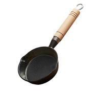 DIYEAH Pentola in Ghisa Piccola con Manico in Pentolino Multifunzione per Sciogliere Burro Cioccolato e Caramello Pentola da Cucina Versatile per Friggere Uova e Riscaldare Olio