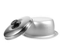 DIYEAH Pentola Interna Design a Scala per Cuociriso da 2l in Ferro Argento Precisione nella Misurazione, fare Torte e Cuocere Riso Colore Casuale