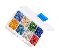 DIYEAH Perline di Tubolare Assortiti 3500 Pezzi Scatola 0 6 Mm Foro Creazione di Gioielli Braccialetti Collane Arti E Mestieri