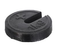 DIYEAH Peso in Ferro da 1kg per Bilancia Vintage Design a Gancio Stabile, Contrappeso per Dispositivi Ortopedici in Ambienti Clinici e Calibrazione Industriale