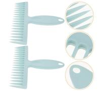 DIYEAH Pettine per Rimuovere Peli Scopa 2 Pezzi, Strumento Pulizia Chioma Multifunzione Portatile Manico, Pettine Piccolo per Depilazione e Rimozione Polvere Quotidiana