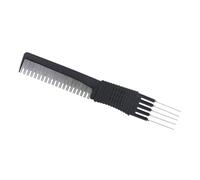 DIYEAH Pettine Professionale Resistente ad Alta Temperatura in Abs per Parrucchieri, Pettine Massaggiante Antistatico Nero per Saloni e Kit di Cosmetologia