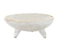 DIYEAH Piatto per Condimento in Terracotta Grezza Bianco, Rotondo Leggero e Facile da Trasportare, per Cucina Giapponese e Servizio Sushi