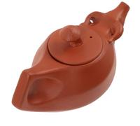 DIYEAH Piccola Teiera in Argilla Viola da 130ml, Brocca per Tè Vintage Portatile per Uso Quotidiano e Sala da Tè, Teiera Ergonomica Facile da Pulire per Casa e Ufficio