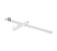 DIYEAH Piegatrice Manuale per Aste e Grucce in Acciaio al Carbonio, Argento, per da Lavoro, per Officina e Home Workshop, per Barre Metalliche