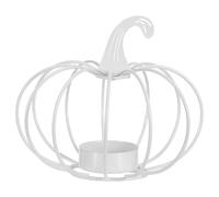 DIYEAH Portacandele a forma di zucca in ferro battuto, supporto per candele | Portacandele a forma di zucca in filo metallico, ideale per il caminetto o l'ingresso, perfetto per Halloween, il Giorno