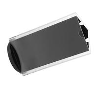 DIYEAH Portacartello in Acrilico Girevole 360° 90X180Mm Portamenù Portanote da Tavolo Espositore per Menù per Ristoranti Hotel Banchetti Base Stabile