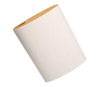 DIYEAH Portacoltelli da Cucina in ABS Rivestimento in Bambù Organizer Compatto e Leggero per Coltelli Supporto Portacoltelli da Cucina Elegante per Uso Domestico e Colore Casuale