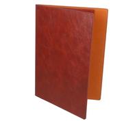DIYEAH Portfolio per Ufficio e Studio Cartella A4 in Pu Marrone Resistente e Facile da Conservare Organizer Documenti Professionale per Conferenze e Colloqui