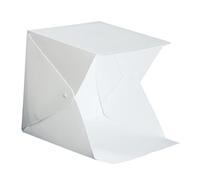 DIYEAH Professionale Box Fotografico con Sfondi Colorati Soft Box Portatile LED per Foto Piccoli Oggetti come Gioielli e Accessori Uniforme per Smartphone e Fotocamere