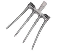 DIYEAH Rastrello Da Giardino in Acciaio Al Manganese Per Allentare Terreno, Attrezzo Agricolo Multifunzione Per Giardinaggio e Coltivazione, Utensile Manuale Resistente Per Orto e Prato