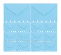 DIYEAH Ricariche per buste a fogli mobili da 30 pezzi - Cartella di carta ricaricabile A7 con inserto a 6 fori, busta per raccoglitore per scuola, ufficio, mini portadocumenti