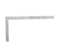 DIYEAH Righello ad angolo retto: squadra per inquadratura a forma di L da 32x16,4 cm, in acciaio inossidabile, righello ad angolo retto da 90 gradi, strumento di misurazione in metallo per carpentiere
