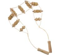 DIYEAH Rullo Massaggiante in Legno per Schiena e Gambe, Strumento Manuale per Fitness, Sollievo dallo Stress e Prevenzione degli Infortuni Muscolari, 110 Cm Colore Casuale