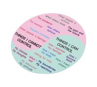 DIYEAH Ruota Delle in Pvc Per Tabella Dei Sentimenti Decorazione Per Laptop e Congelatore Adesivi Per Ruota Dei Sentimenti