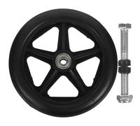 DIYEAH Ruote Anteriori Resistenti per Sedia a Rotelle Asta a Vite, Facili da Installare per Disabili e Anziani in Ambienti Interni ed Esterni