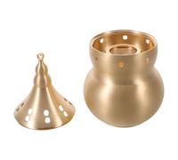 DIYEAH Scaldamani in Ottone a Forma di Zucca Portatile e Leggero per Campeggio e Viaggio Simbolismo Feng Shui per Fortuna e Prosperità, Decorazione Tradizionale Cinese