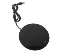 DIYEAH Scaldatazza USB Nero in Lega di Alluminio con Tre Temperature | Attivazione Automatica, Spegnimento Dopo Otto Ore, Rilevamento Peso, per Ufficio e Feste