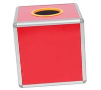 DIYEAH Scatola Lotteria Quadrata Resistente e Riutilizzabile per Party e Concorsi Cassetta Opaca per Biglietti Estrazione e Voto Multiuso per Eventi e Ufficio