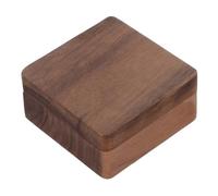 DIYEAH Scatola Porta Monete da Collezione in Legno di Noce Nero 8cm Organizer Multifunzione e Interno in Eva per Uso Professionale e Domestico
