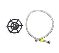 DIYEAH Sciacquatrice Bicchieri Lavabicchieri Professionale Tubo Flessibile Lungo Risciacquo Bottiglie Facile Da Installare e Usare e Durevole