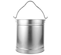 DIYEAH Secchio per Cenere in Ferro Resistente Alte Temperature Pala per Trasferimento Carbone Capacità Grande per Barbecue da Esterno e Attività in Giardino