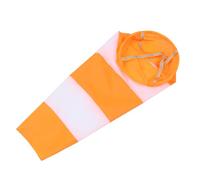 DIYEAH Segnavento Fluorescente in Nylon Arancione, Clip Girevole | Visibile da Lontano, la Direzione del Vento, Uso in Campo e Prato, per Operai e Agricoltori