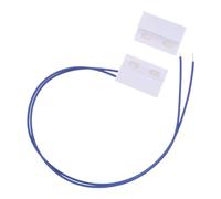 DIYEAH Sensore Magnetico di Allarme, Sensore di Contatto Cablato 220v Normalmente Aperto, Bianco, in Plastica, per Porta e Recinzione, Sicurezza Domestica e DIY