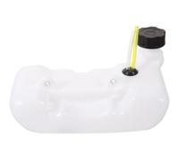 DIYEAH Serbatoio Tosaerba Olio Benzina, Serbatoio di Stoccaggio per Tosaerba a 2 Tempi 40-5, Plastica Bianco, Grande capacità, Ricambio per Tagliaerba a Scoppio