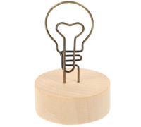 DIYEAH Set 10 Clip per Foto e Promemoria a Forma di Lampadina Portafoto da Tavolo Decorativo e Supporto per Appunti per Festa e Arredamento Casa
