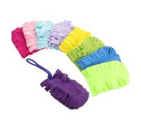 DIYEAH Set 10 Ricariche Spolverino Riutilizzabili in Microfibra Lavabile per Pulizia Polvere Casa e Ufficio, Testine Sostituibili per Spolverino a Secco e Bagnato, Adatte a Persiane,