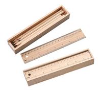 DIYEAH Set 2 Astucci in Plastico Beige Grande Capacità, Organizer per Penne e Cancelleria, Custodia Semplice e Creativa per Bambini a Scuola