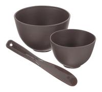 DIYEAH Set 3 Pezzi Ciotole in Silicone Resistenti al Calore con Raschietto per Maschere Fai da Te, Contenitore per Fusione Cera con Manico Antiscottatura, Kit Professionale