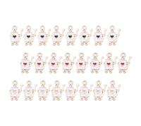 DIYEAH Set 30 Ciondoli Pendenti a Forma di Soldatini di Poker in Lega, Decorativi per Borsa, per Creazioni di Gioielli Fai da Te e Portachiavi, Accessori Creativi per Regali