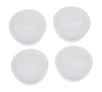 DIYEAH Set 4 Paia Tappi Copribulloni per Wc Accessori in Plastica per Installazione Coperchio Water Soluzione Economica per Coprire Bulloni Arrugginiti