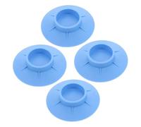 DIYEAH Set 4pz Piedini Antivibrazione in Gomma Base ad Alta Ventosa Blu, Tappetino Antiscivolo e Stabilizzatore per Modelli a Tamburo