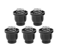 DIYEAH Set 5 Pezzi Cappucci di Accensione in Plastica per Stufa a Gas da Giardino Interruttore a Pulsante per Barbecue e Braciere Manopola di Controllo a Molla Portatile per Uso