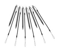 DIYEAH Set 6 Penne Stilo Resistive con Cordino di Sicurezza per Tablet e Smartphone, Penne Touch Screen Precise in Metallo per Disegno e Scrittura, Accessori Elettronici Portatili Anti-smarrimento