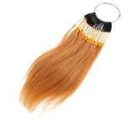 DIYEAH Set Anelli Campione Colore Chioma Veri Umani per Test di Tintura e Pratica Professionale in Salone, 30 Ciocche Naturali per Formazione e Tecnica