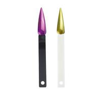 DIYEAH Set da 2 Ruote Espositive Unghie a Ventaglio 40 Pz, Bastoncini per Nail Art senza Sbavature, Materiale Liscio per Pratica e Esposizione Smalto, per Principianti e Professionisti