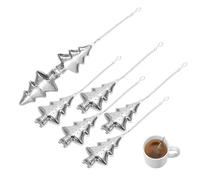 DIYEAH Set da 6 Infusori per Tè Sfuso in Acciaio Inox 304 Colini per Tè Design a Foro Sottile Pratici per Casa Ufficio Adatti anche per Tisane e Zuppe