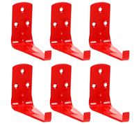 DIYEAH Set di 6 supporti da parete per estintori - Supporta fino a 9 kg - Gancio da parete resistente per estintori, ideale per casa, camion, camper, barca, settore nautico e uso commerciale.