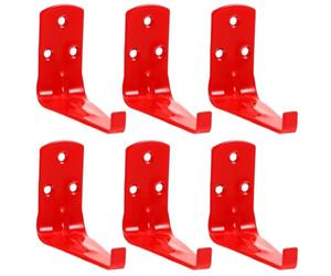 DIYEAH Set di 6 supporti da parete per estintori - Supporta fino a 9 kg - Gancio da parete resistente per estintori, ideale per casa, camion, camper, barca, settore nautico e uso commerciale.