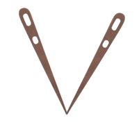 DIYEAH Set di Ferri da Maglia in Legno Grande Cruna per Principianti, Ago da Tessitura in Legno Doppio Foro, Strumenti Artigianali per Lavori a Mano e Intreccio Arazzi, Accessori Tessitura Fai da Te