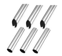 DIYEAH Set Stampi per Cannoli e Cornetti in Acciaio Inox 6 Pezzi, Design Estetico e Funzionale, Utensili per Panettieri Professionisti e Appassionati di Pasticceria