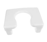 DIYEAH Sgabello per Wc in Pp Bianco Piattaforma Stabile Antiscivolo, Design Semplice e Moderno per Bagno e Famiglie