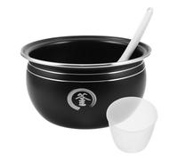 DIYEAH Sostituzione della ciotola per cuociriso: inserto per pentola interna antiaderente da 3 litri con tazza a paletta - padella di cottura universale in lega di alluminio - parte per cuociriso