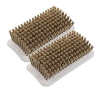 DIYEAH Spazzola Autopulente per Maialini 2 Pezzi con Viti di Montaggio, Plastico e Metallo, Design Ergonomico e Doppio Foro per Arricchimento Animali da Fattoria