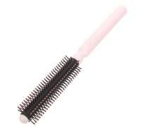 DIYEAH Spazzola Rotonda Piccola Migliora la Texture e Arriccia i Chioma la Frangia in Plastica per Chioma Donna Design Sottile per Uso Quotidiano da Viaggio